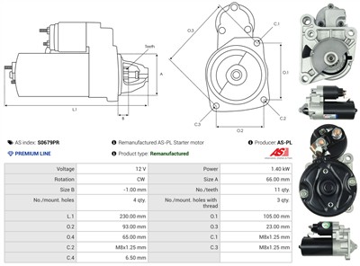 AS-PL S0679PR EAN: 5902129087977.