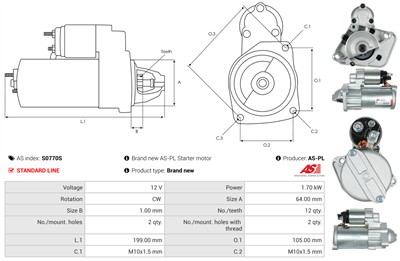 AS-PL S0770S EAN: 5902129108740.