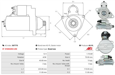 AS-PL S0777S EAN: 5902129110422.