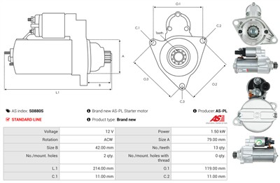 AS-PL S0880S EAN: 5902129139331.