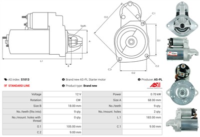 AS-PL S1013 EAN: 5901259421262.