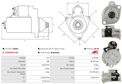 AS-PL S2043 EAN: 5901259470109.