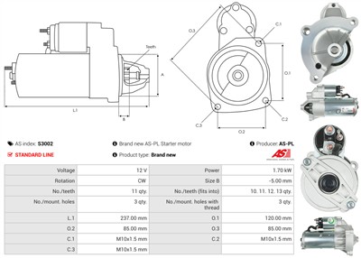 AS-PL S3002 EAN: 5901259421590.