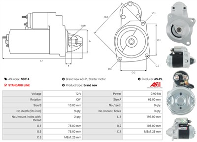 AS-PL S3014 EAN: 5901259421774.