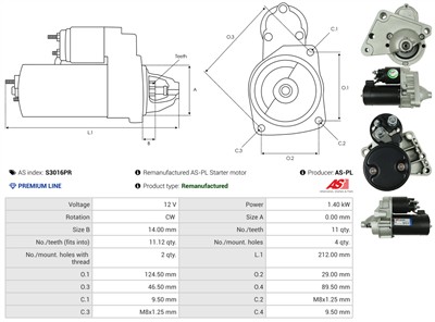 AS-PL S3016PR EAN: 5902129087458.