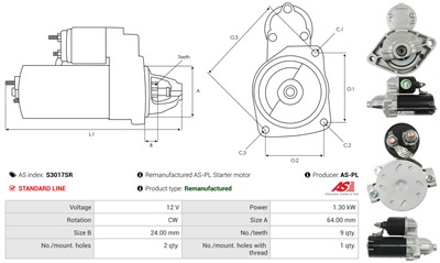 AS-PL S3017SR EAN: 5902129152200.