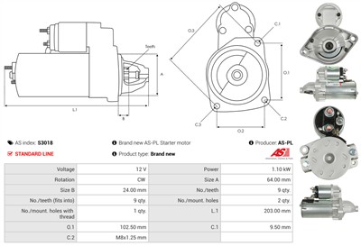 AS-PL S3018 EAN: 5901259421811.