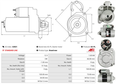 AS-PL S3021 EAN: 5901259421859.