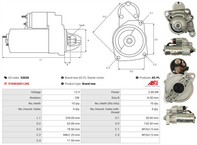 AS-PL S3028 EAN: 5901259421927.