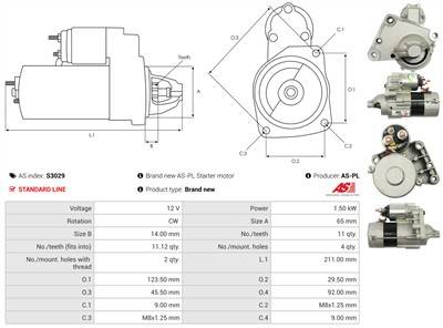 AS-PL S3029 EAN: 5901259421934.
