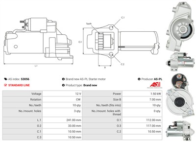 AS-PL S3056 EAN: 5901259422214.