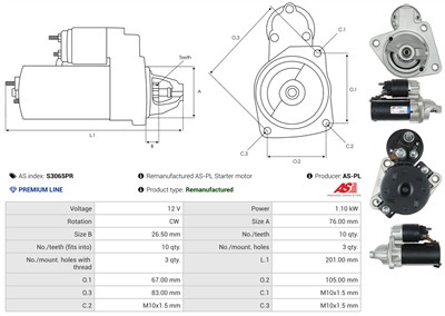 AS-PL S3065PR EAN: 5902129083665.