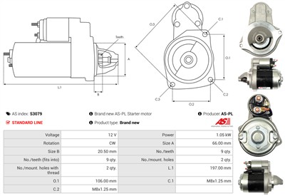 AS-PL S3079 EAN: 5901259464375.