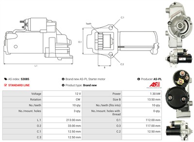 AS-PL S3085 EAN: 5901259468809.