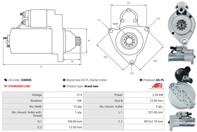 AS-PL S3093S EAN: 5902129161264.