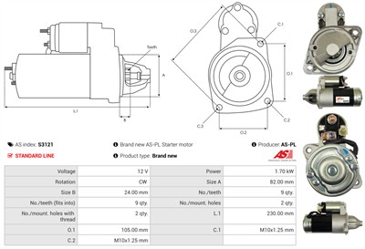 AS-PL S3121 EAN: 5901259496796.