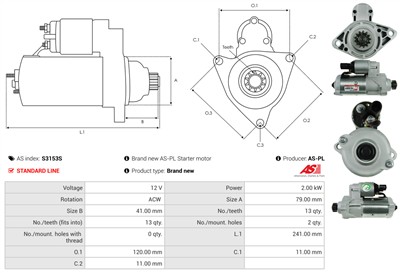 AS-PL S3153S EAN: 5902129050025.