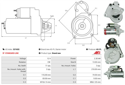 AS-PL S3165S EAN: 5902129078289.