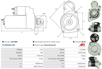AS-PL S3173PR EAN: 5902129091233.