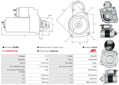 AS-PL S3188S EAN: 5902129105077.