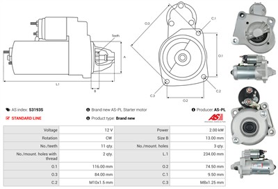 AS-PL S3193S EAN: 5902129106050.