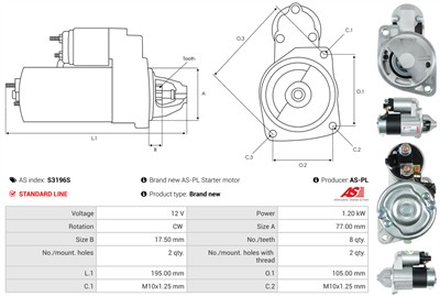 AS-PL S3196S EAN: 5902129106319.
