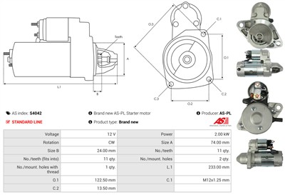 AS-PL S4042 EAN: 5901259443158.