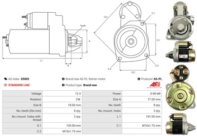 AS-PL S5002 EAN: 5901259422757.