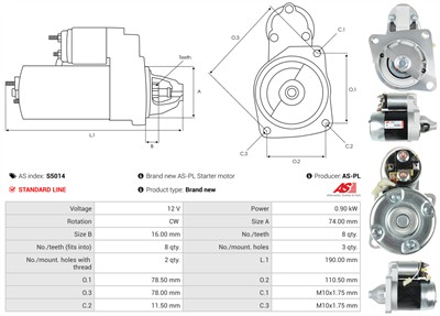 AS-PL S5014 EAN: 5901259422931.