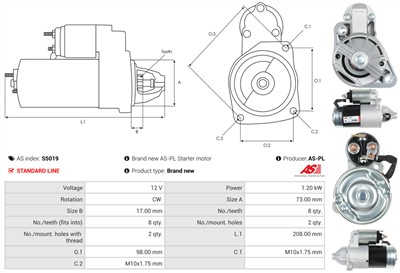 AS-PL S5019 EAN: 5901259422986.