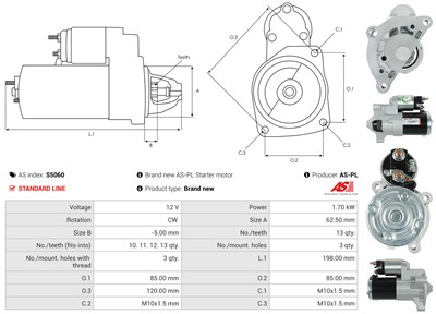 AS-PL S5060 EAN: 5901259421668.