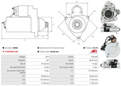 AS-PL S5084 EAN: 5901259463293.