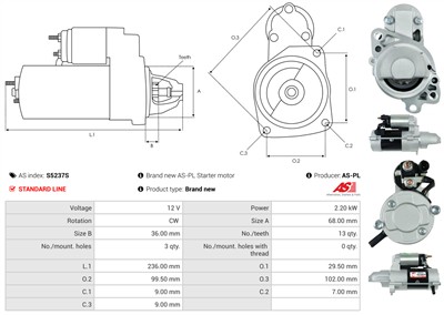 AS-PL S5237S EAN: 5902129042044.
