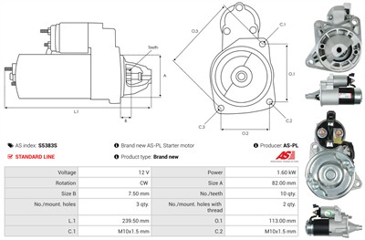 AS-PL S5383S EAN: 5902129106371.