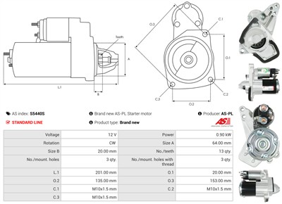 AS-PL S5440S EAN: 5902129130819.