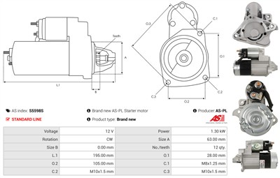AS-PL S5598S EAN: 5902129231561.