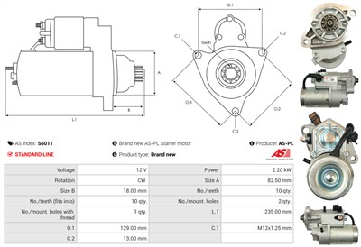 AS-PL S6011 EAN: 5901259423501.