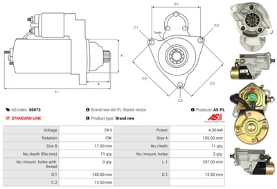 AS-PL S6073 EAN: 5901259469592.