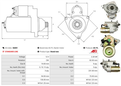 AS-PL S6081 EAN: 5901259469677.