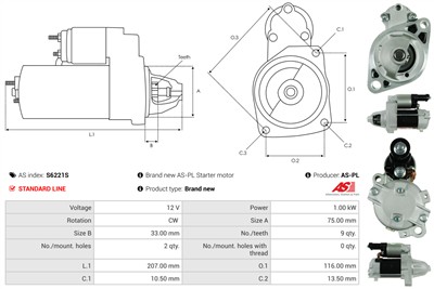 AS-PL S6221S EAN: 5902129051275.