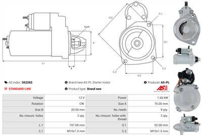 AS-PL S6226S EAN: 5902129054054.