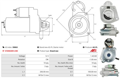 AS-PL S9063 EAN: 5901259439984.