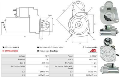 AS-PL S9382S EAN: 5902129118428.