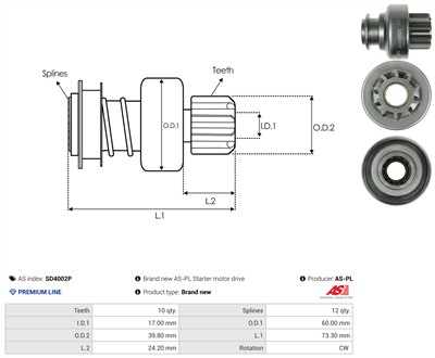 AS-PL SD4002P EAN: 5902129100683.