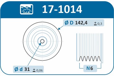 IJS Group 17-1014 EAN: 8435398500139.