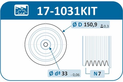 IJS Group 17-1031KIT EAN: 8435398500351.