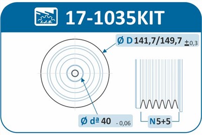 IJS Group 17-1035KIT EAN: 8435398500399.