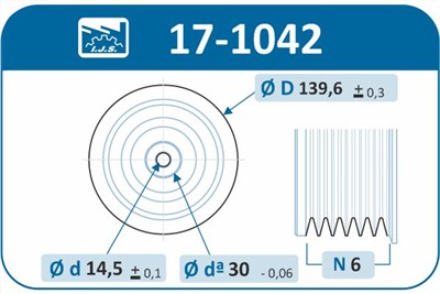 IJS Group 17-1042 EAN: 8435398500467.