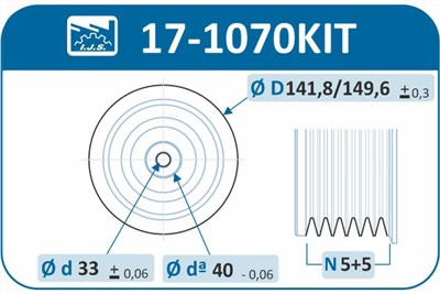 IJS Group 17-1070KIT EAN: 8435398500740.