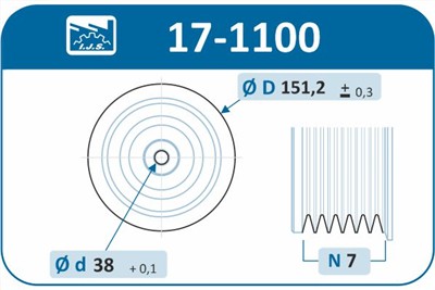 IJS Group 17-1100 EAN: 8435398501037.